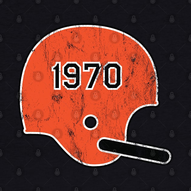 Cincinnati Bengals Year Founded Vintage Helmet by Rad Love